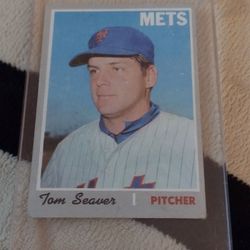 Baseball Topps 1970 Mets card Tom Seaver cash porch pickup Redmond