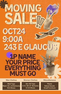 Moving Sale Encinitas