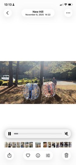 New In Box, Set Of Two Bumper Balls For Kids And Adults