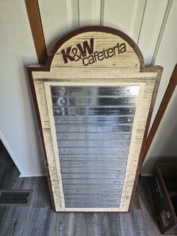 K&W Cafeteria Menu Board