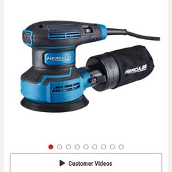 Hercules Palm Sander Includes 60 Grit Sand Disk