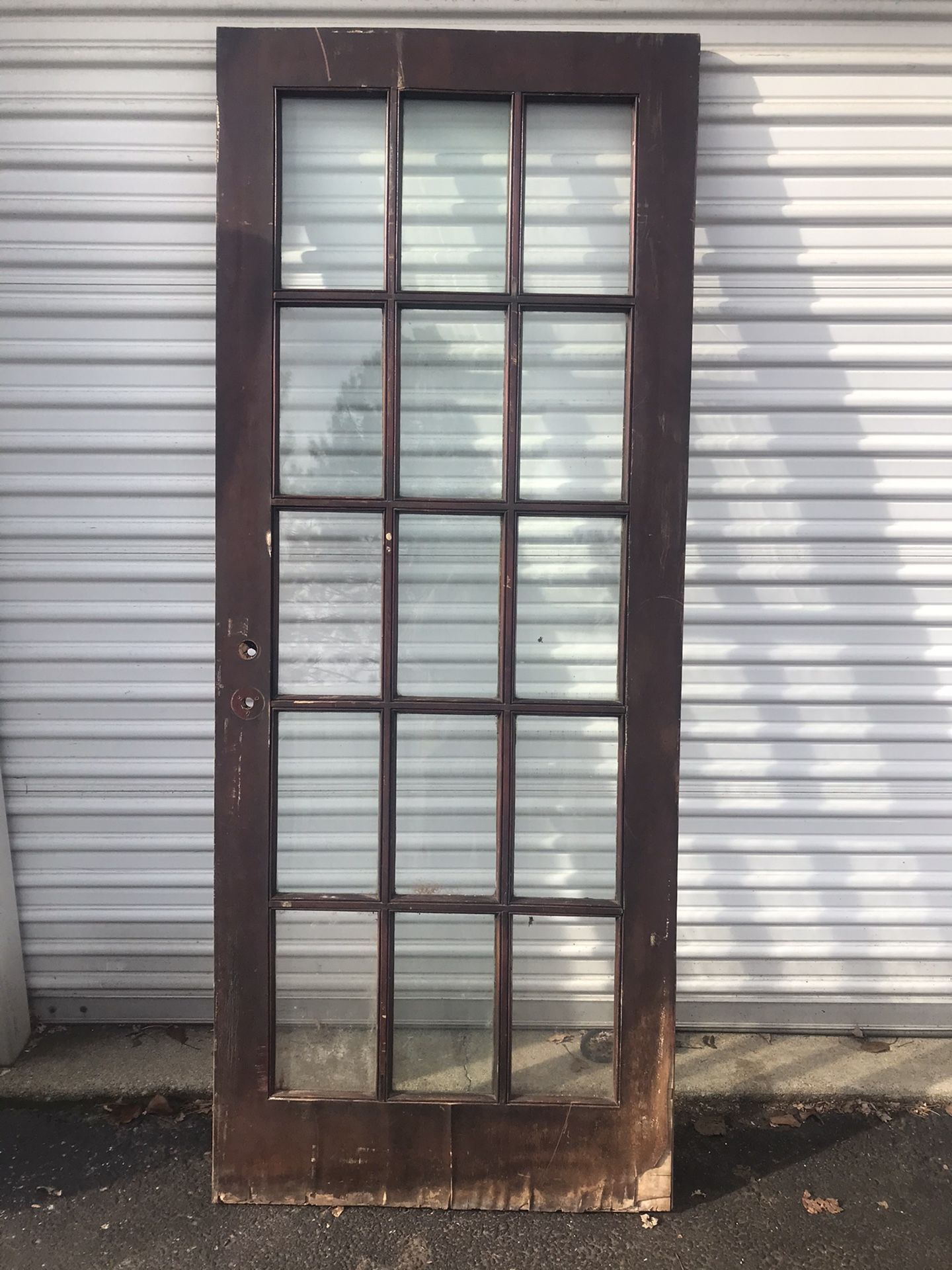 French door 32/80” some damage