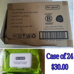 New Case Of ALCOHOL WIPES 