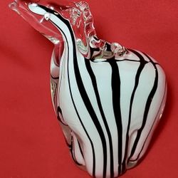 7” Tall Crystal Zebra   (  1.5 lbs )