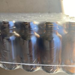 Amber Glass Bottles 120count