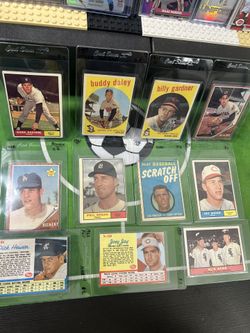 vintage baseball cards 1950s and 1960s