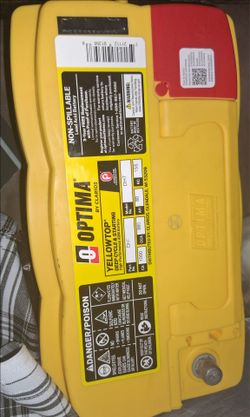Optima Yellowtop deep cycle