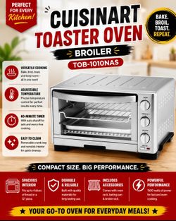 CUISINART TOASTER OVEN → BROILER<