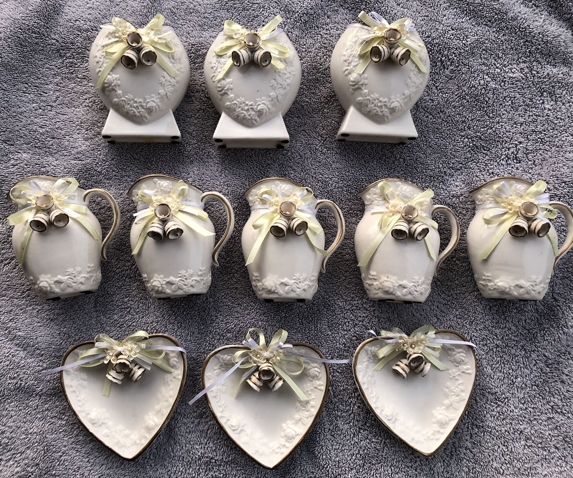 Favors/Small centerpieces Recuerdos/Centros de mesa pequeńos