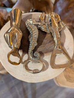 Brass bottle openers