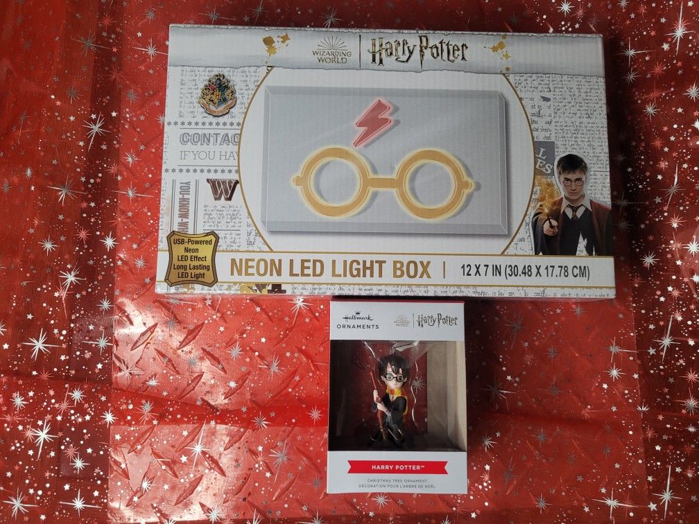 Harry Potter Neon LED Light Glasses 12" x 7" USB Powered NEW and Sealed