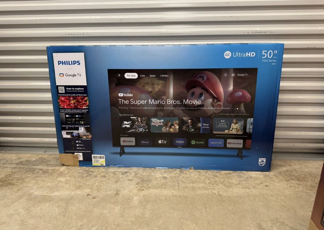 Hd391 50” Philips smart 4k led Uhd tv Floor Model
