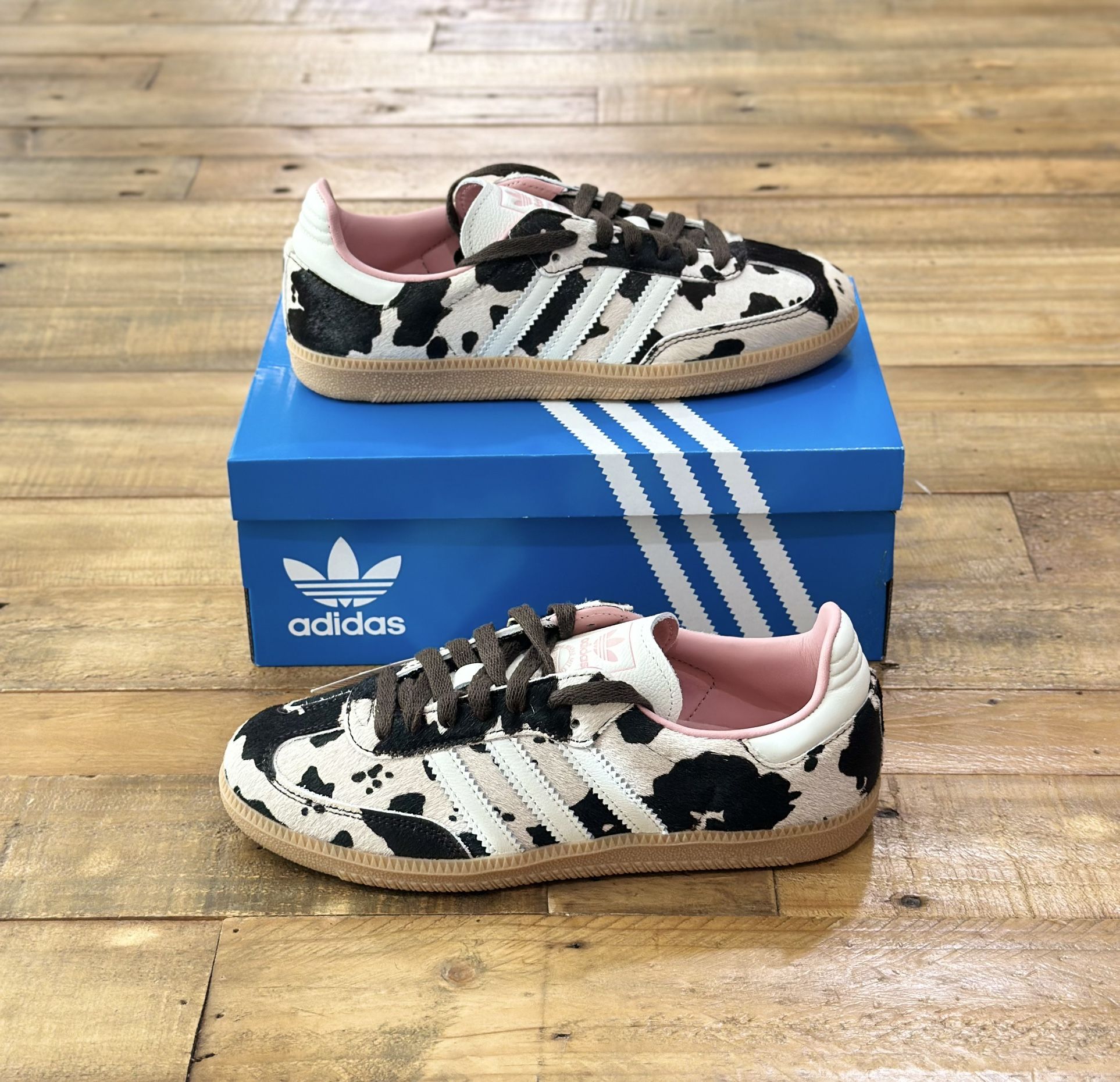 Adidas Samba Cow Print