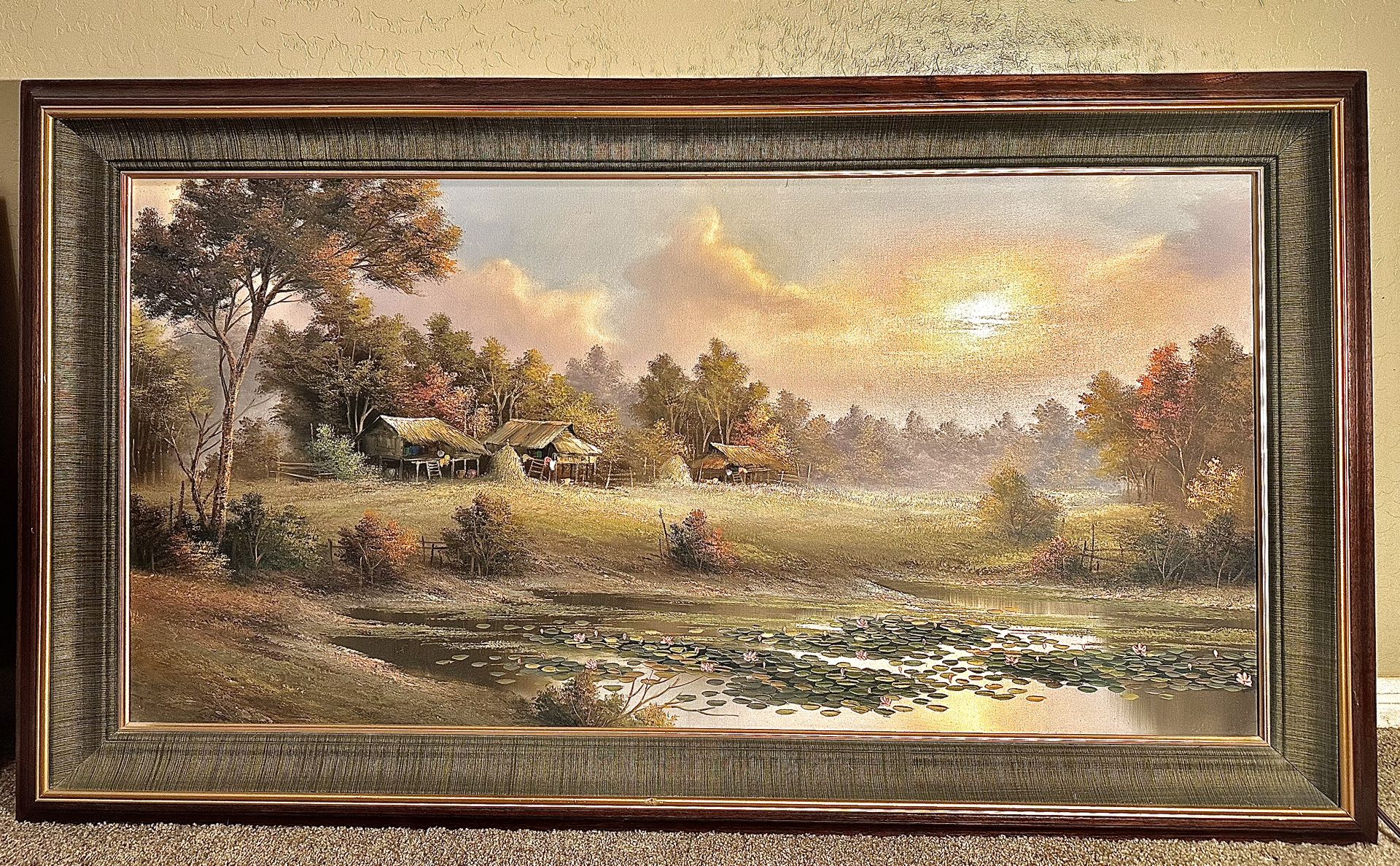 X Large oil painting