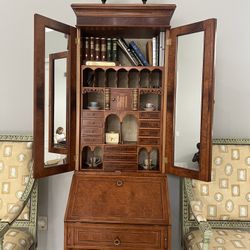 Antique Bookshelf And Armoire Super Pretty!! 