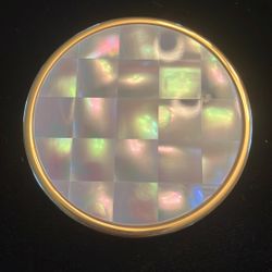 Vintage Max FactorMother Of Pearl Compact 