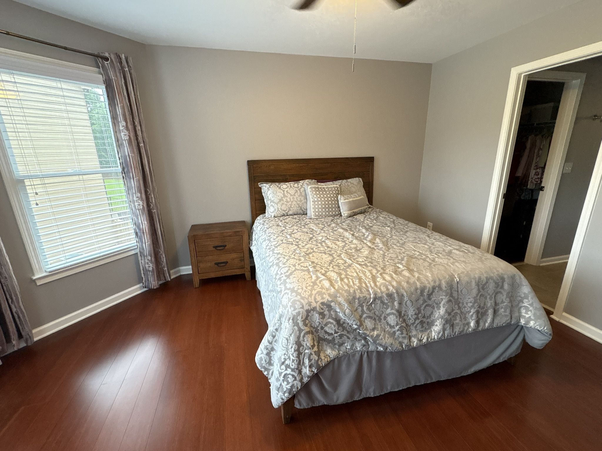 Queen Size Bed and Night Stand