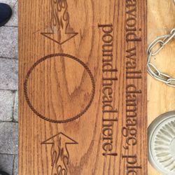 Wood  sign 11 X 20  $25.00 CASH. TEXT FOR PRICES. 