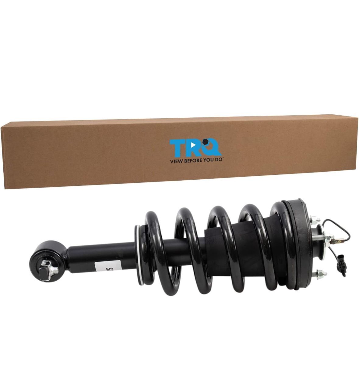 TRQ Front Loaded Shock Strut Spring Assembly LH Driver or RH Passenger Side for Chevy GMC Suburban T
