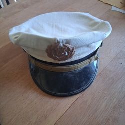 vintage navy hat