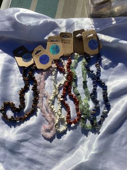 Natural Gemstone Necklaces ! 