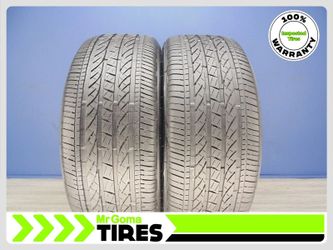 2 Bridgestone dueler H/P Sport AS RSC RFT 245/50R19 Tires 7.3/32 Tread RUNFLAT