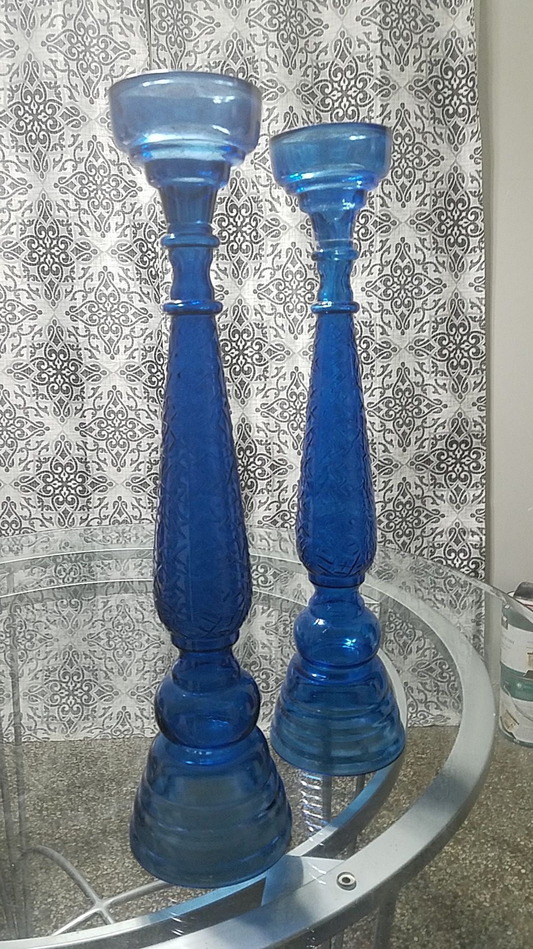 Glass Candle/Plant Holders