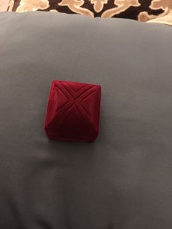 Red Velvet Ring Case Wedding Gift 🎁 