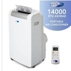 Whynter
10,300 BTU Portable Air Conditioner Cools 500 sq. ft. with Dehumidifier, Remote, and Filter in White