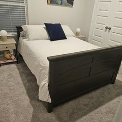 Cama  full Size En Madera