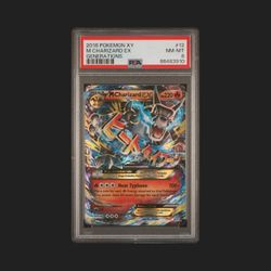 MEGA CHARIZARD EX 12 PSA8 2016 POKEMON XY GENERATIONS