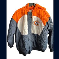 Vintage Chicago bears apex one Parka jacket coat mens size XLPro Line