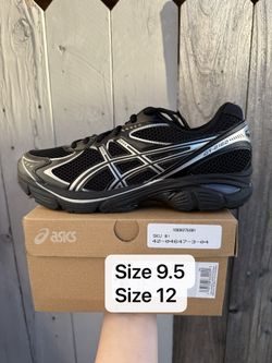 ASICS GT-2160 Black Pure Silver Men size 9.5 size 12