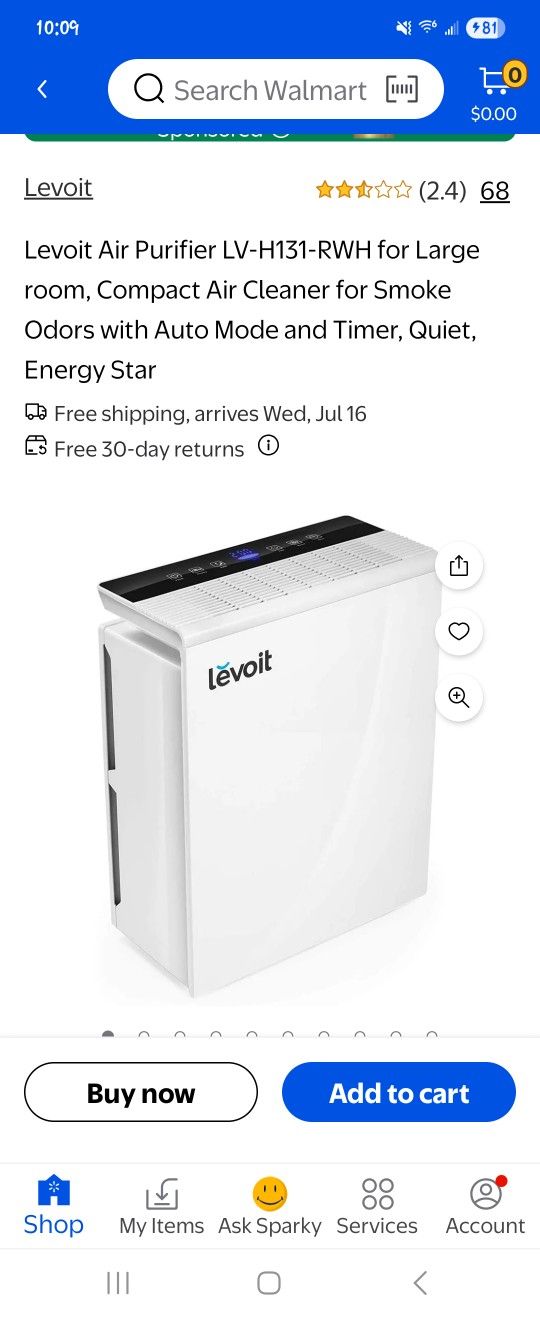 Levoit Tru HEPA Air Purifier