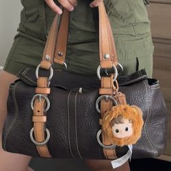 Vintage Leather Coach Bag