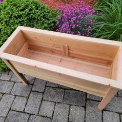 NEW Raised Cedar Planter Box (37"x15"x24" tall) >>Price firm<<