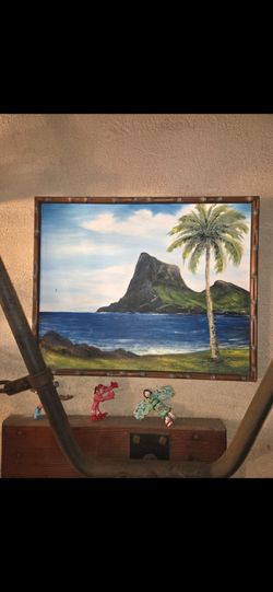 Tiki art - island painting
