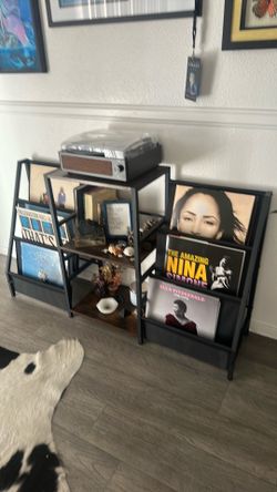 Record Player and Stand