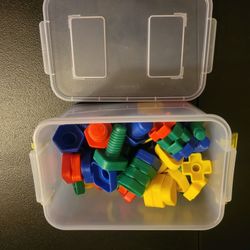 Kids nuts and bolts and tote