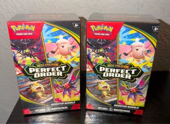 Pokemon Mega Evolution Perfect Order Booster Bundle (6 Booster Packs) New