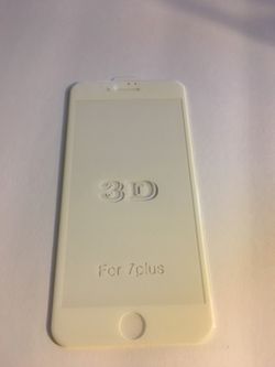 IPHONE 7 or 8 3D TEMPER GLASS WHITE