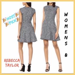 NWT Womens Designer Rebecca Taylor Suiting Dress Sz:8