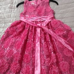 PINK PRINCESS KID'S DRESS 