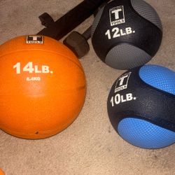 10 lb, 12 lb, and 14 lb