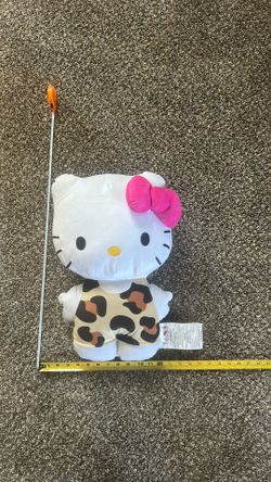 Hello Kitty Sanrio Plush Pillow Leopard Jungle 16.5” Tall