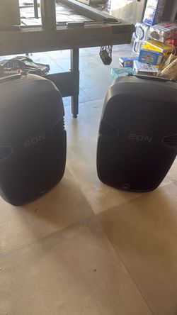 JBL EON Powered Speakers – Pair