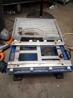 Kobalt Wet Tile Saw