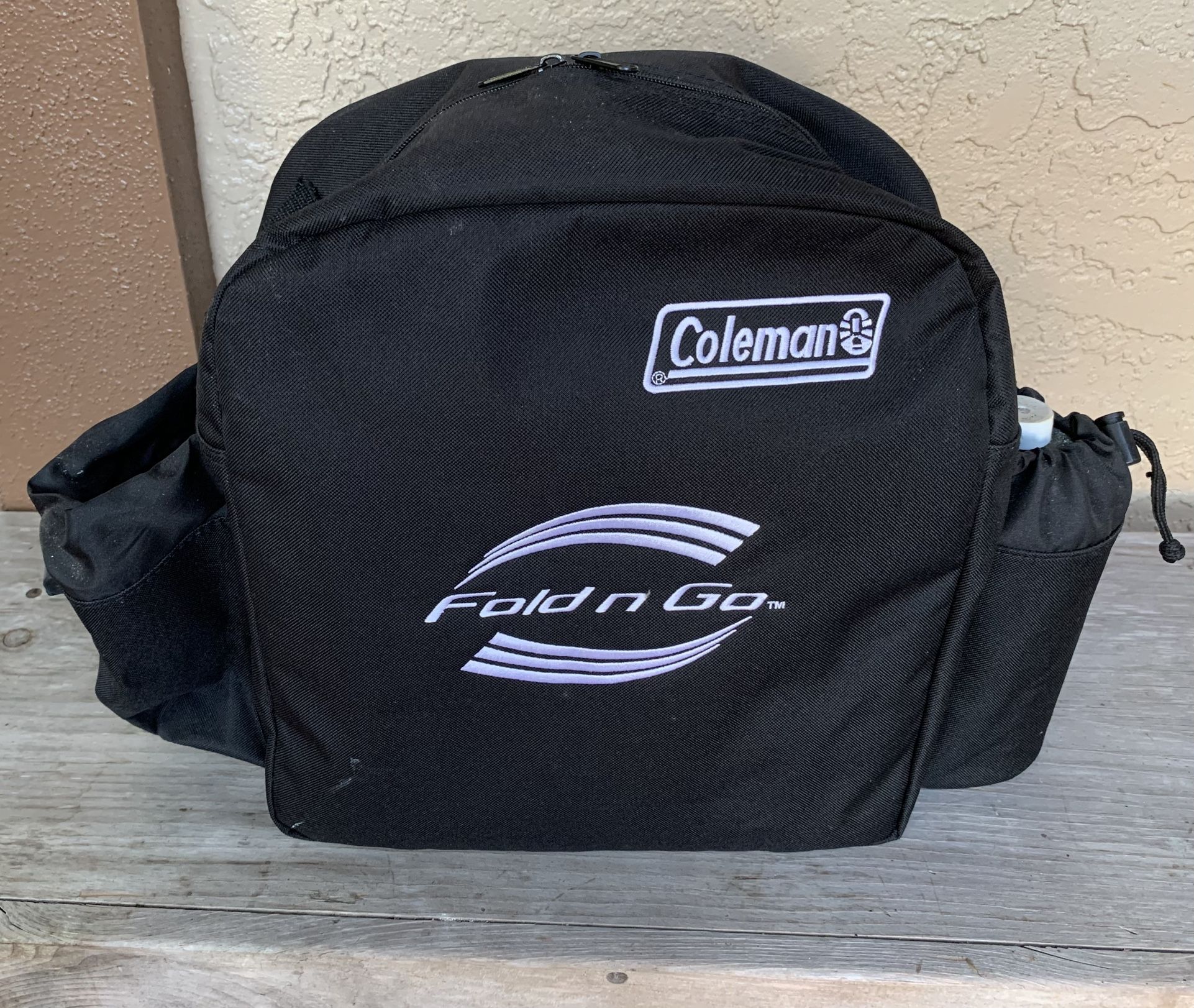 Coleman Fold N Go 2 Burner Propane Camping Stove & Carrying Case