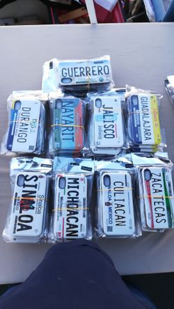 iPhone X/X's cases Mexican plates