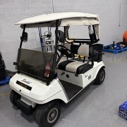Club car Ds highspeed motor and new batteries golf cart. 